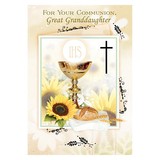 Alfred Mainzer CM37006 For Your Communion, Great Granddaughter Card
