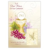 Alfred Mainzer CM37074 To A Dear Niece, On Your Communion Card