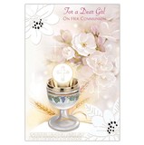 Alfred Mainzer CM53012 For a Dear Girl on Her Communion Card