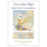 Alfred Mainzer CM53034 On a Dear Boy's First Holy Communion Card