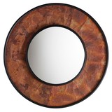 47th & Main CMR017 Hammered Burnt Copper Mirror