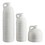 47th & Main CMR081 White Vase with Handle - Set of 3