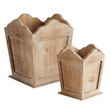 47th & Main CMR114 Wooden Square Container - Set of 2