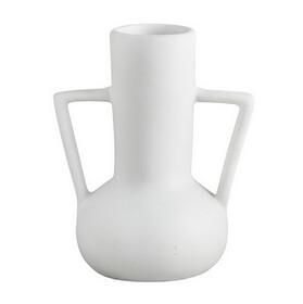 47th & Main CMR170 Matte White Long Vase