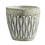 47th & Main CMR334 Cement Leaf Round Pot - Small