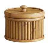 47th & Main CMR375 Bamboo round box with lid