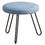 47th & Main CMR388 Denim Footstool