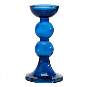 47th & Main Blue Candle Holder