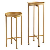 47th & Main CMR612 Gold Nested Tables - Set of 2