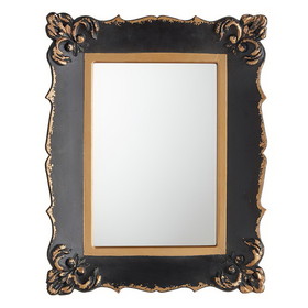47th & Main CMR777 Ornate Black/Gold Mirror