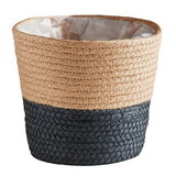47th & Main CMR847 Two-Toned Black Lined Basket