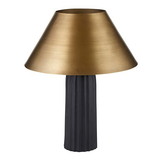 47th & Main CMR974 Gold And Black Table Lamp