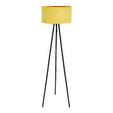 47th & Main CMR980 Iron Yellow Velvet Floor Lamp