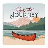 P.Graham Dunn COA1926 Lake & Lodge Collection Coaster - Enjoy The Journey