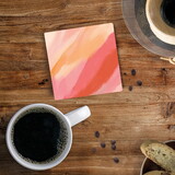 P.Graham Dunn COA2050 Ceramic Coasters - Pink Abstract
