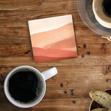 P.Graham Dunn COA2051 Ceramic Coasters - Orange Abstract