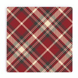 P.Graham Dunn COA2102 Christmas Coasters - Plaid