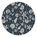 P.Graham Dunn COC0190 Coastal Collection Round Coaster - Shell Pattern
