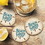 P.Graham Dunn COSP0131 Coastal Collection Round Coaster Set - Beach House
