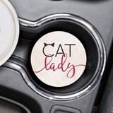P.Graham Dunn CST0509 Ceramic Car Coaster - Cat Lady