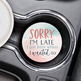 P.Graham Dunn CST0557 Ceramic Car Coaster - Sorry