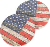 P.Graham Dunn CSTP0077 Car Coasters - American Flag