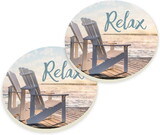 P.Graham Dunn CSTP0169 Car Coasters - Relax