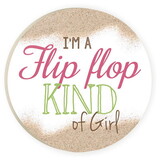 P.Graham Dunn CSTS0843 Coastal Collection Car Coaster (Retail Pack) - I'm A Flip Flop