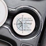 P.Graham Dunn CSTS0910 Coastal Collection Car Coasters (Retail Pack) - May Your Compass