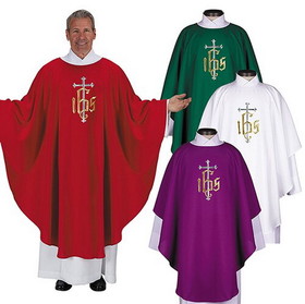 RJ Toomey D1738 IHS Chasuble - Set of 4