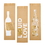 Christian Brands F2874 Paper Wine Bags - Holiday Assortment
