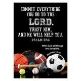 Christian Brands D2936 Large Poster - Commit Everything You Do