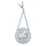 Sacred Traditions D3077 Baptized in Christ Crib Medal Blue
