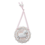 Sacred Traditions D3078 Baptized in Christ Crib Medal Pink