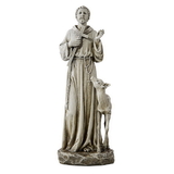 Avalon Gallery D3099 St Francis with Deer Statue