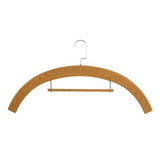 RJ Toomey D3152 Wood Tone Plastic Hanger 6pk