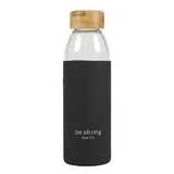 Faithworks D3239 Water Bottle With Bamboo Lid - Be Strong
