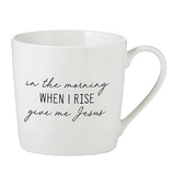 Faithworks D3252 CafÉ Mug - In The Morning When I Rise