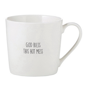 Faithworks D3253 Caf&Eacute; Mug - God Bless This Hot Mess