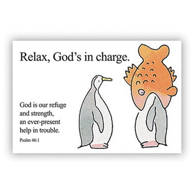 Christian Brands D3295 Pass It On Cards: Relax God'S In Charge