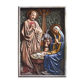 Christian Brands D3391 Nativity Plaque, Full color