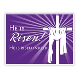 Christian Brands D3582 Yard Signs: He Is Risen!