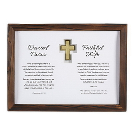 Heritage D3999 Pastor Appreciation Wall Art: Pastor And Wife