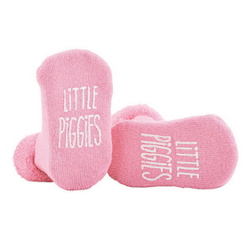Stephan Baby D4646 Socks - Pink - Little Piggies, 3-12 Months