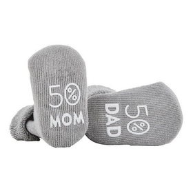Stephan Baby D4653 Socks - Gray - 50% Mom And 50% Dad, 3-12 Months