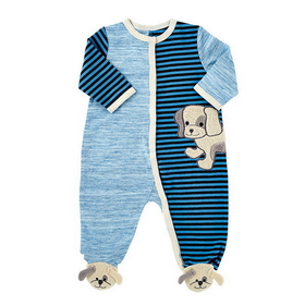 Stephan Baby D4698 Footie Pajamas - Puppy, 0-3 Months