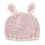 Stephan Baby D4720 Knit Hat - Pink Bunnie, Newborn