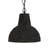 47th & Main DMR046 Beaded Hanging Lamp Black