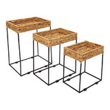 47th & Main DMR054 Seagrass Nested Tables - Set of 3