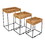 47th & Main DMR054 Seagrass Nested Tables - Set of 3